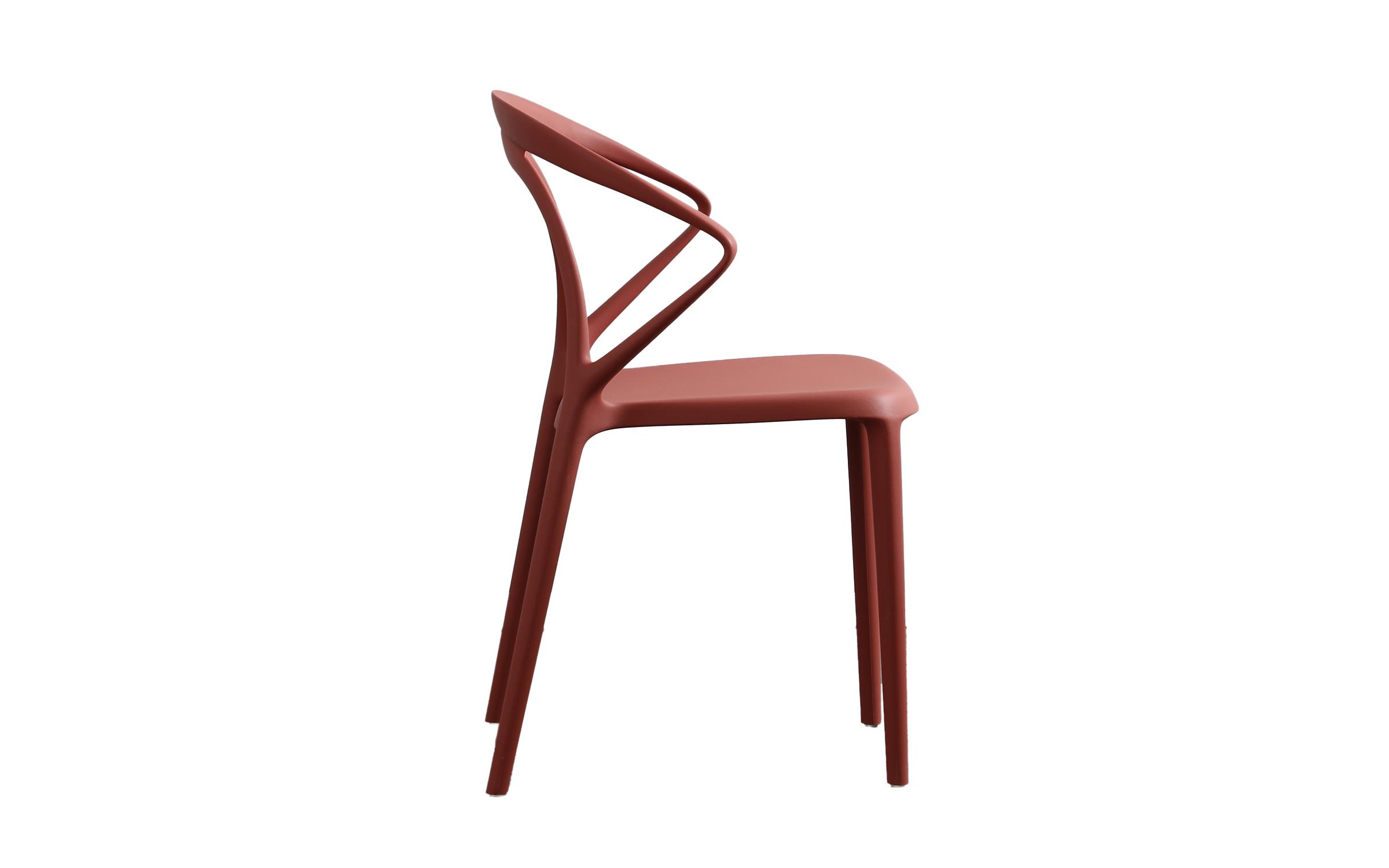 Καρέκλα Ponto, κόκκινο  3